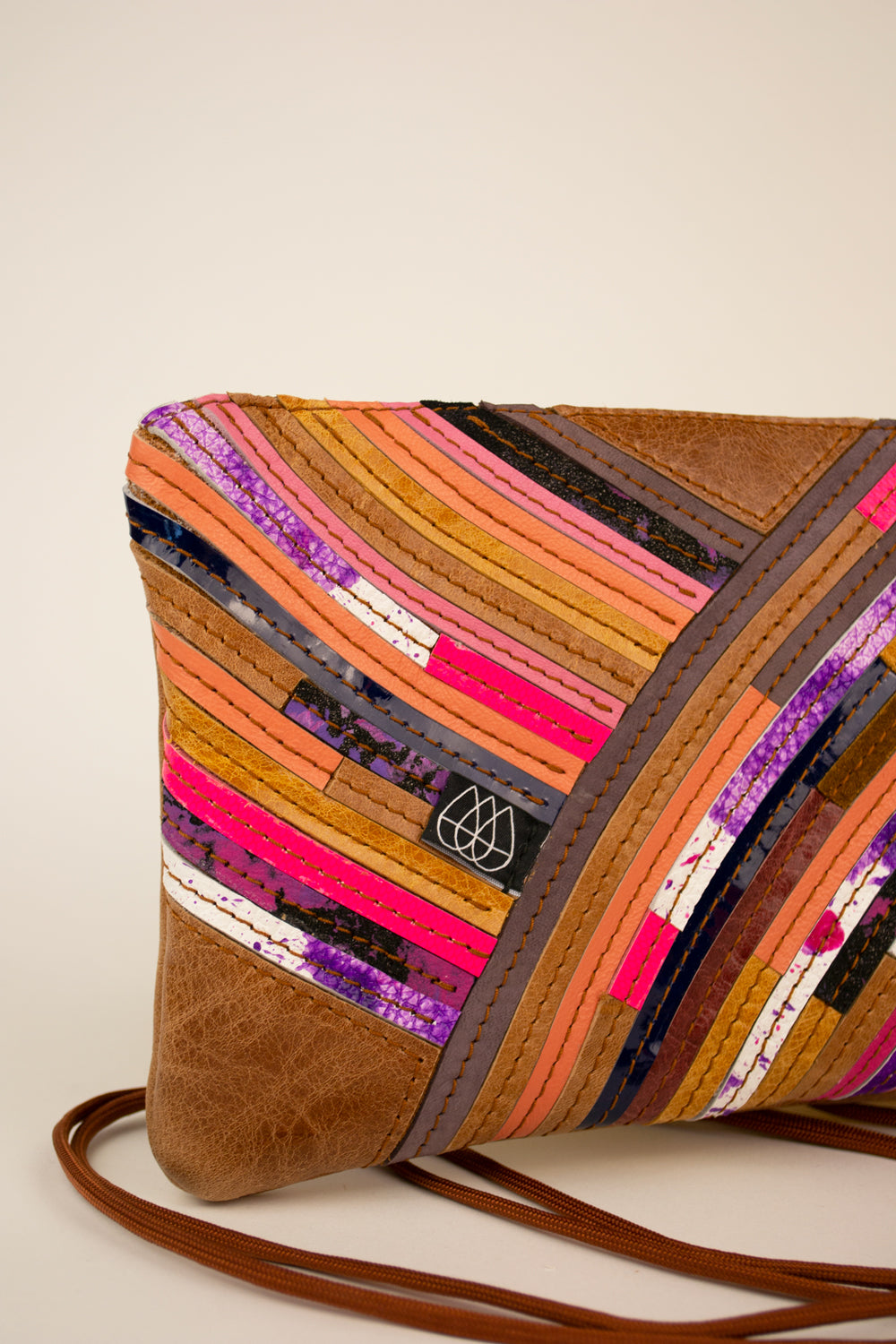 Festival Bag Crazy Stripes / Black