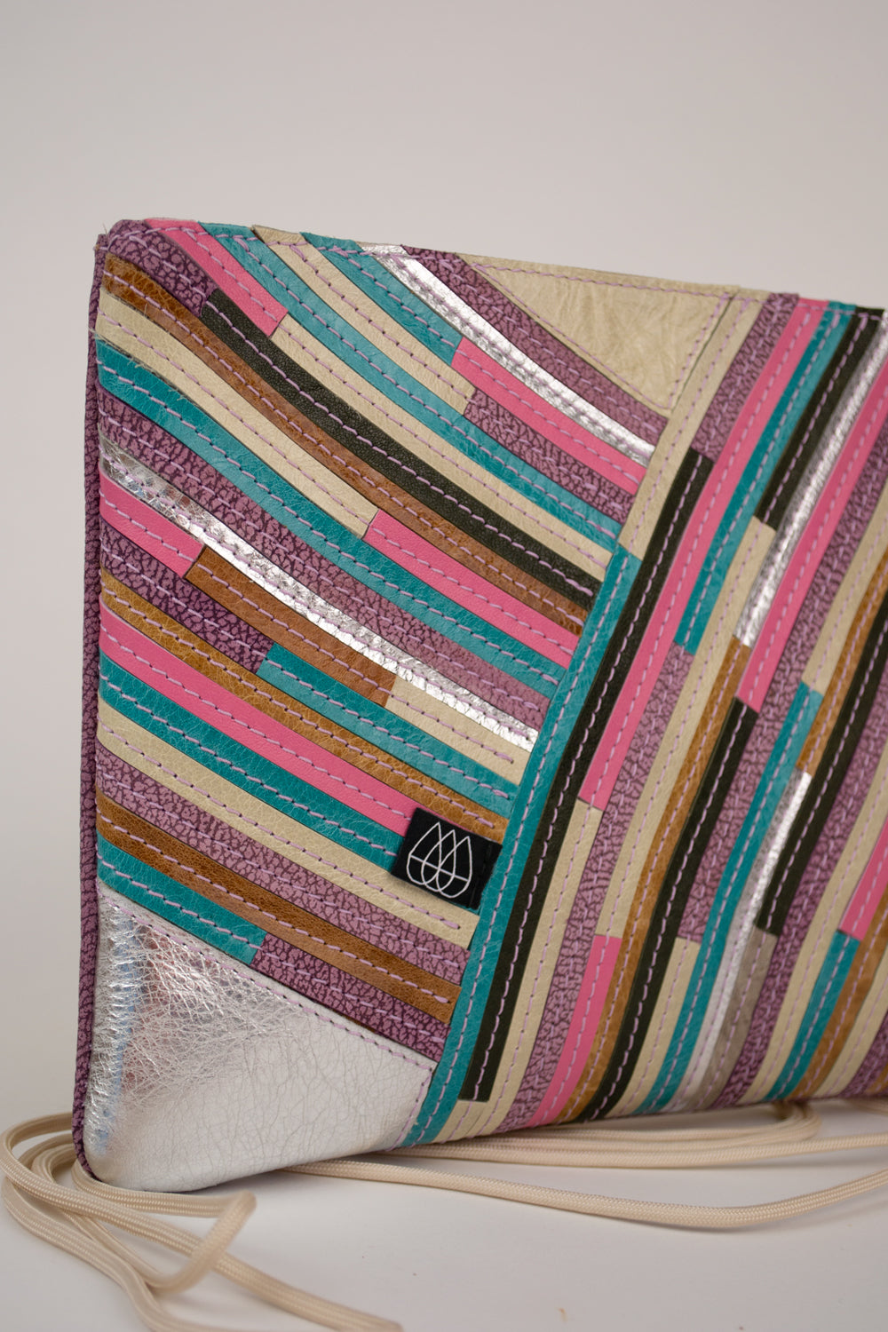 Festival Bag Crazy Stripes / Black