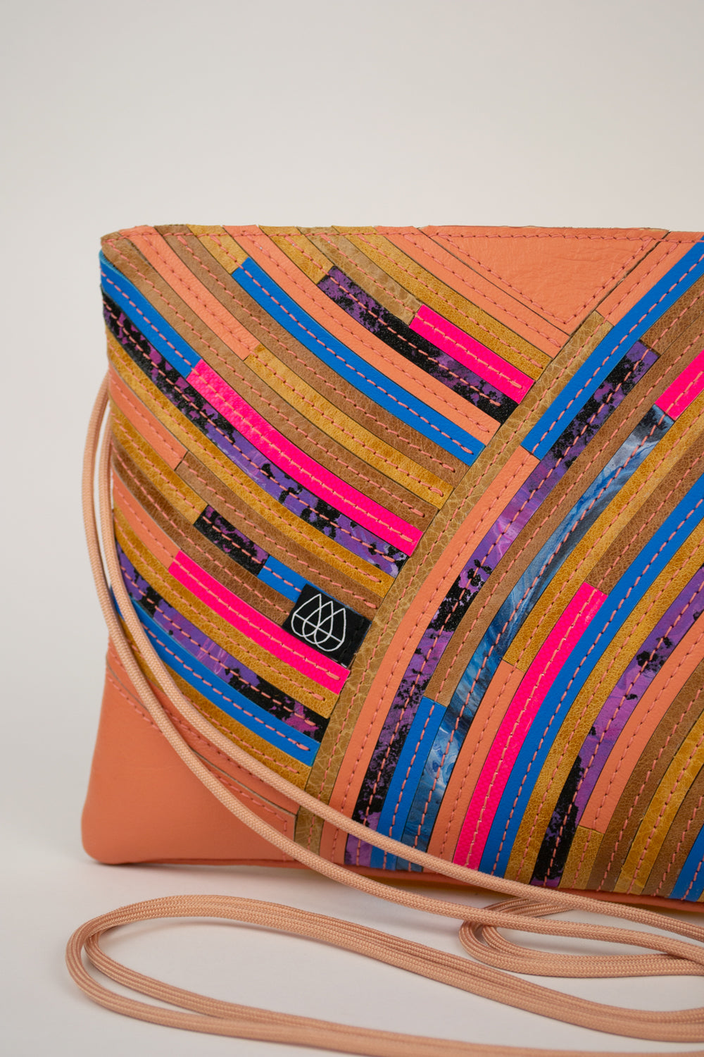 Festival Bag Crazy Stripes / Black