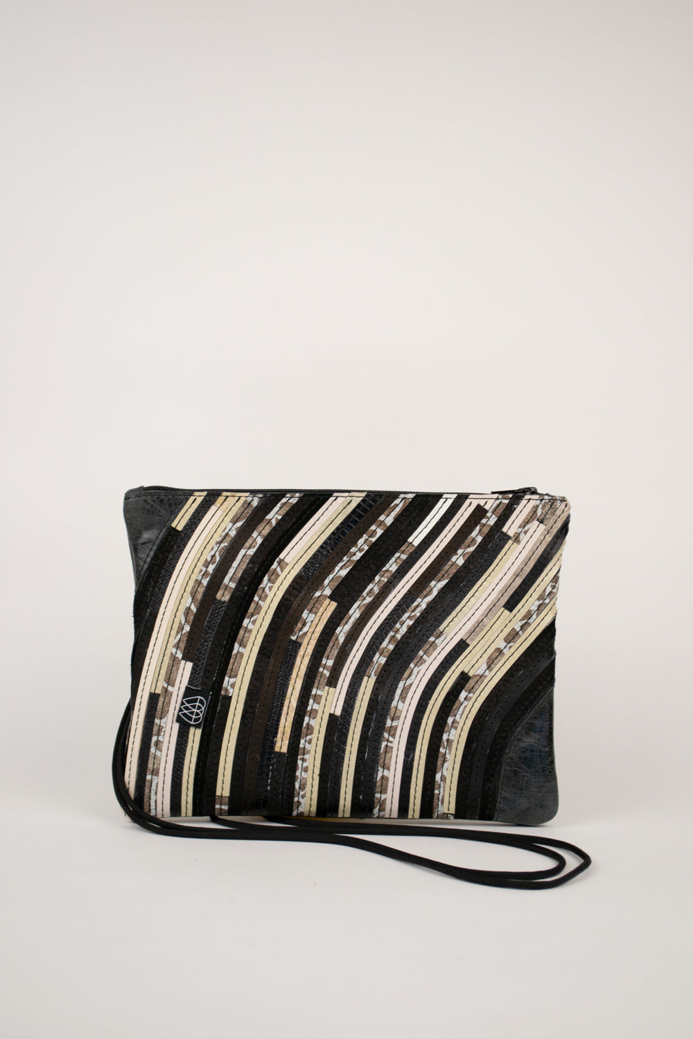 Festival Bag Crazy Stripes / Black