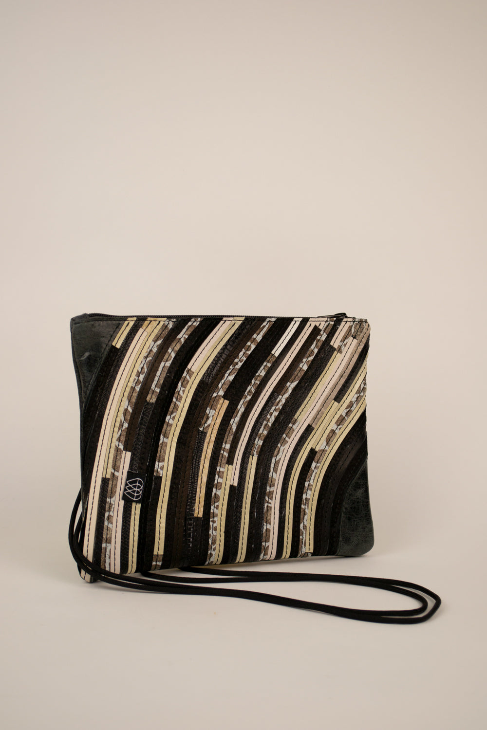 Festival Bag Crazy Stripes / Black