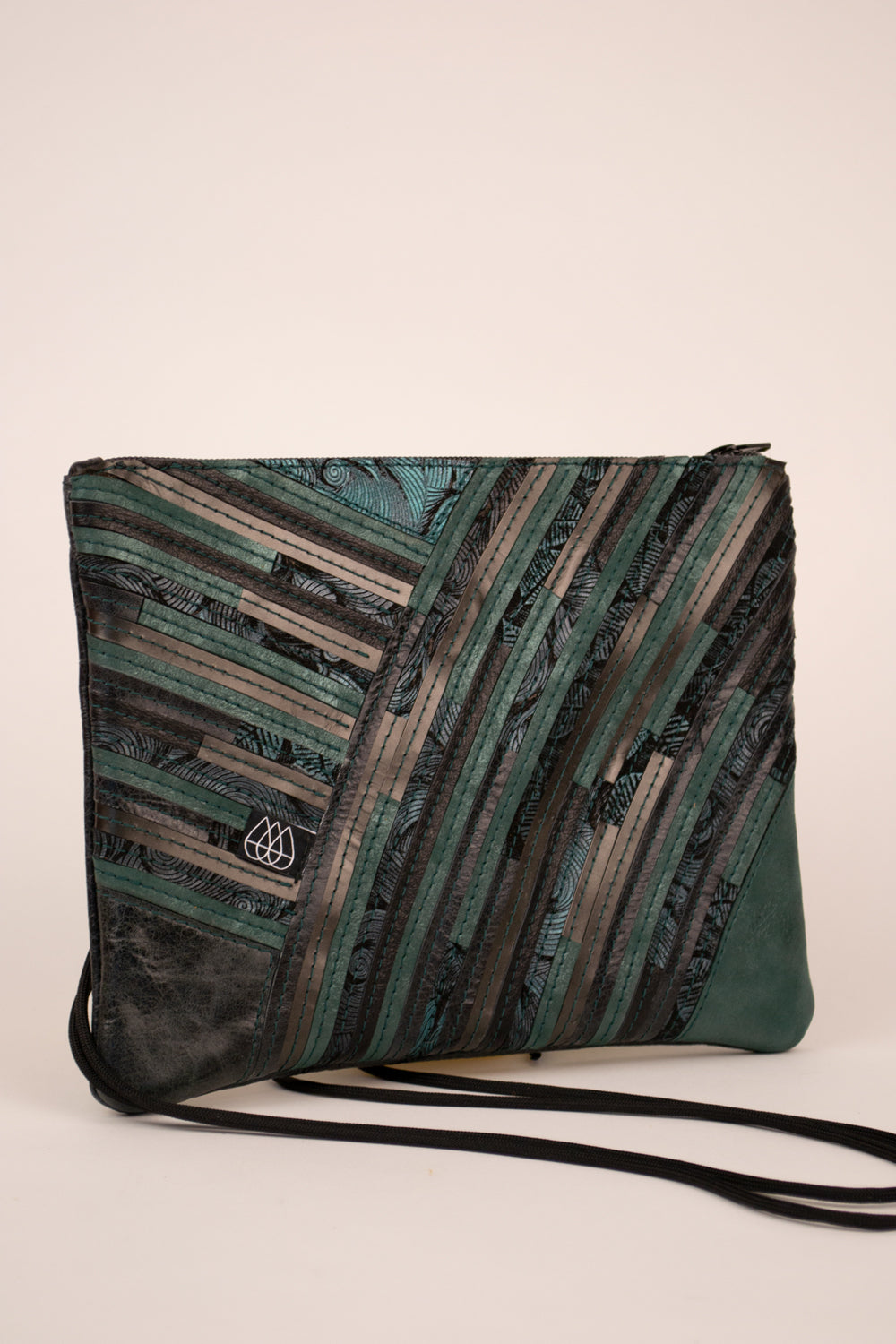 Festival Bag Crazy Stripes / Black
