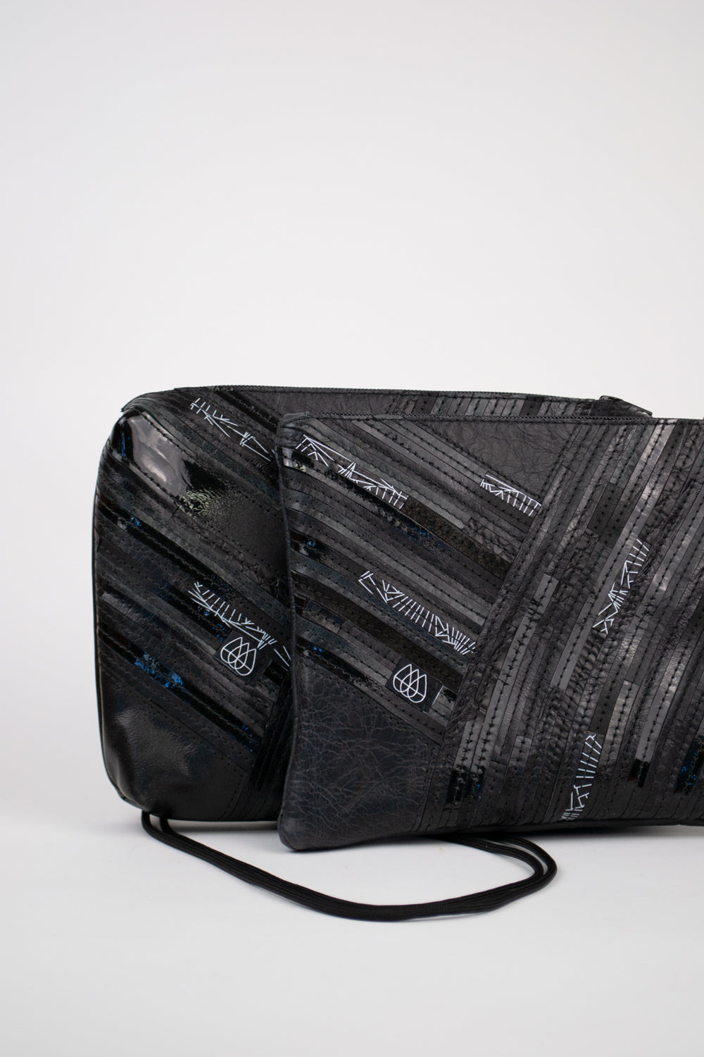 Festival Bag Crazy Stripes / Black