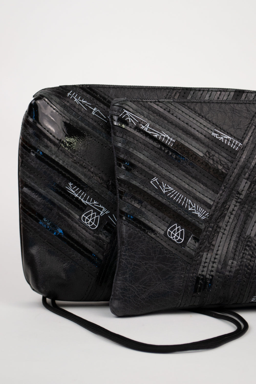 Festival Bag Crazy Stripes / Black