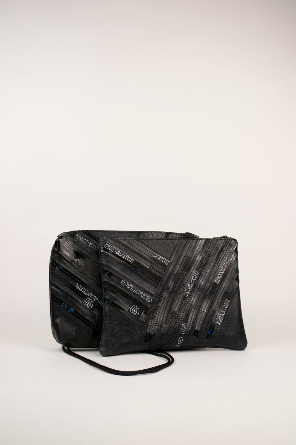 Festival Bag Crazy Stripes / Black