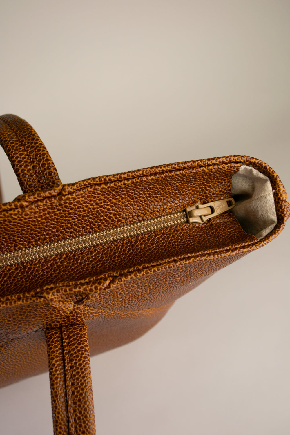 Pineapple Bag Patchwork Brown