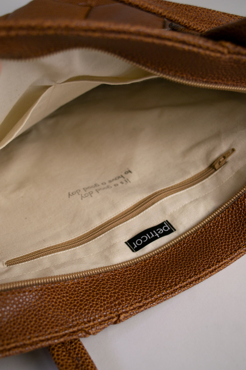 Pineapple Bag Patchwork Brown