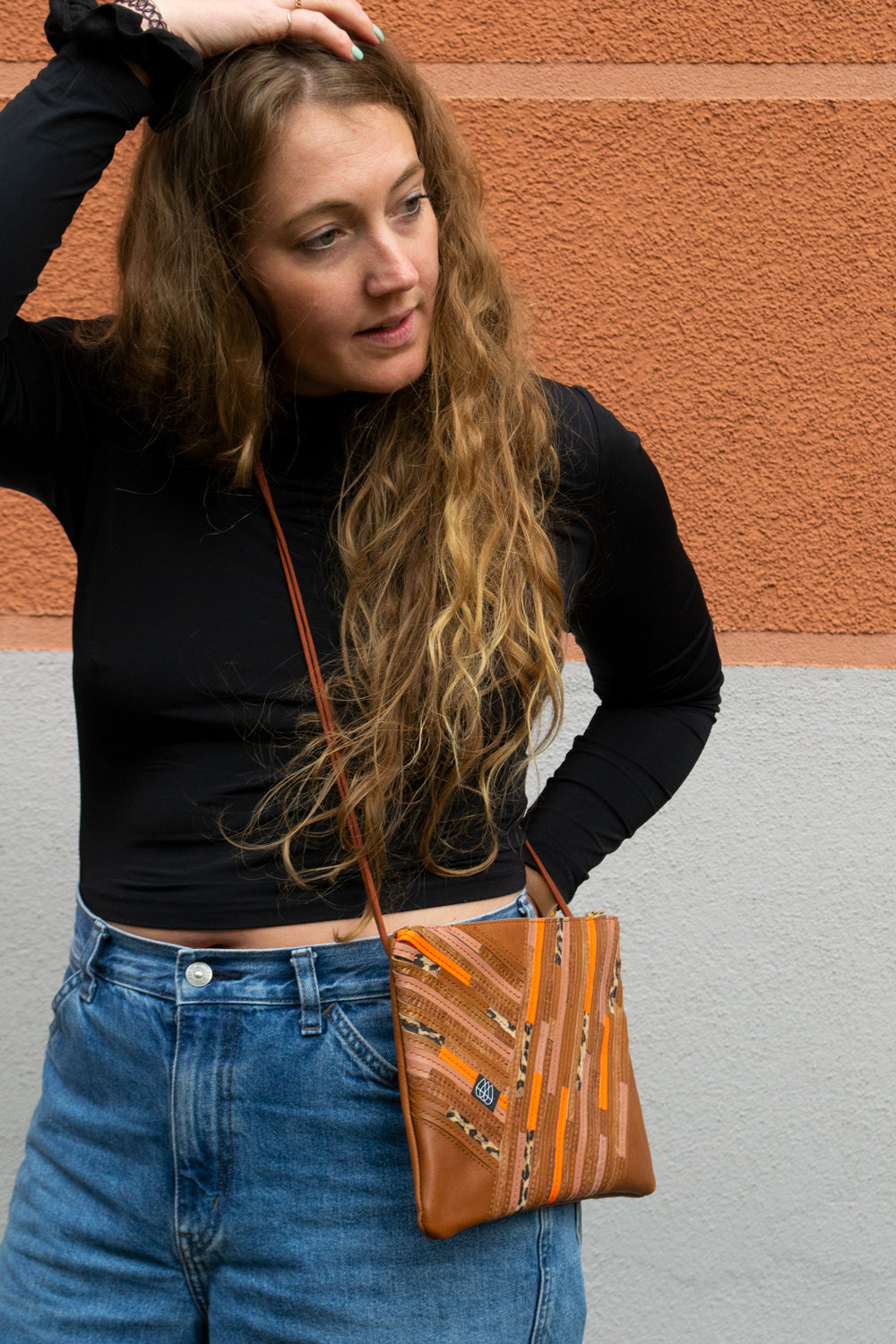 Festival Bag Crazy Stripes / Black