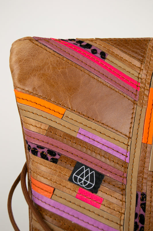 Festivaltasche Crazy Stripes / Creamy Pink / Medium