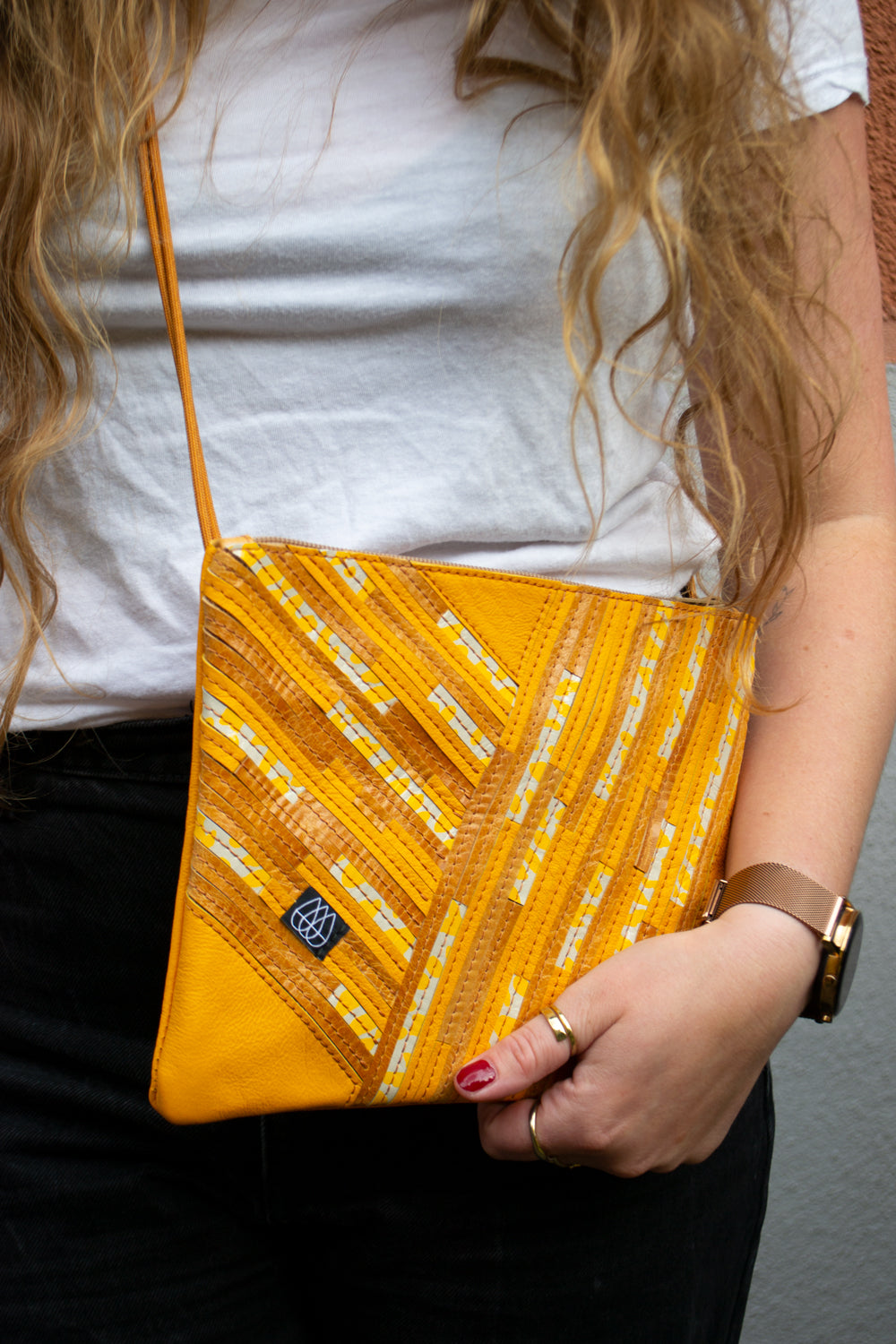 Festival Bag Crazy Stripes / Black