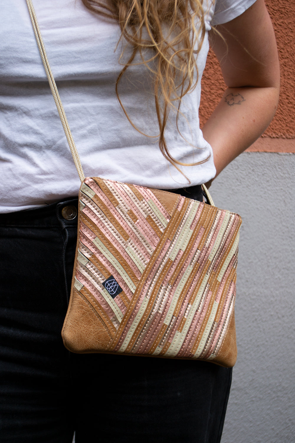 Festival Bag Crazy Stripes / Black