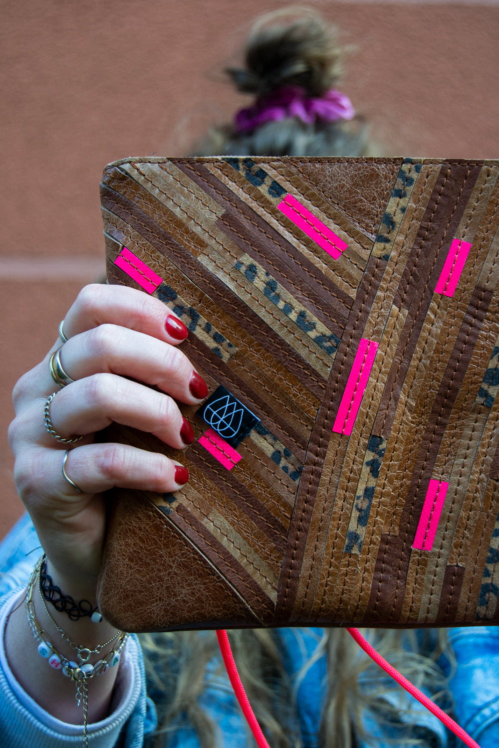 Festival Bag Crazy Stripes / Black