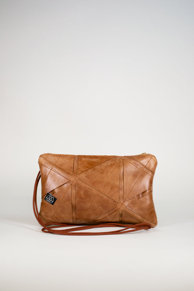 Festivaltasche Hazelnut Small Leder