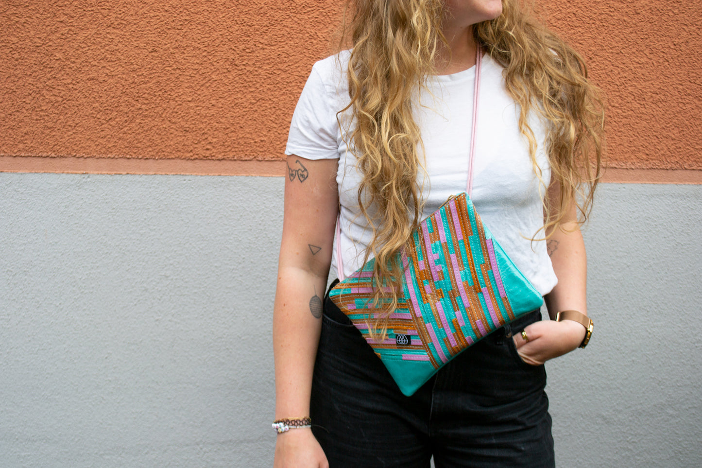 Sac Festival Crazy Stripes Noir