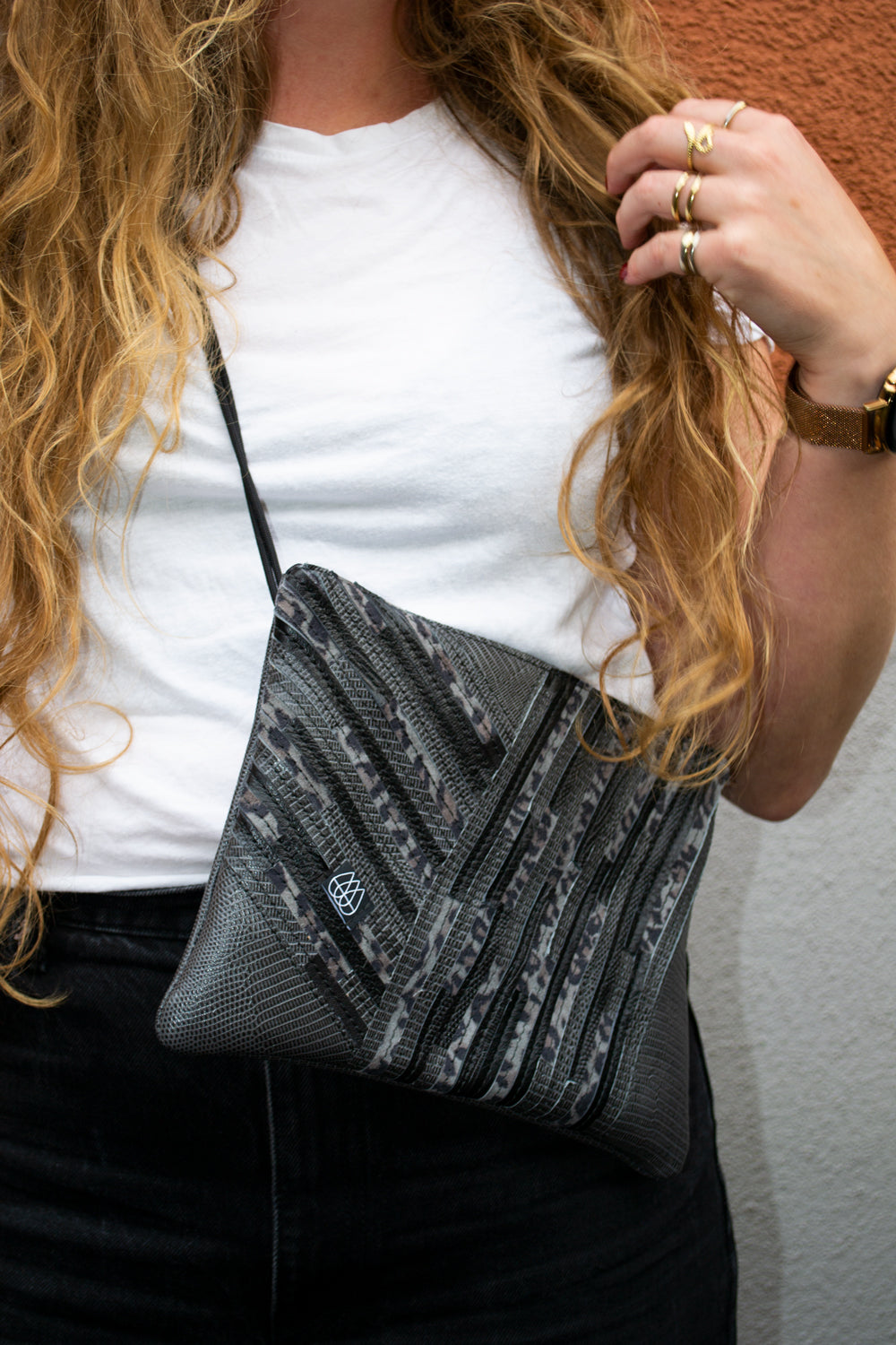 Sac Festival Crazy Stripes Noir