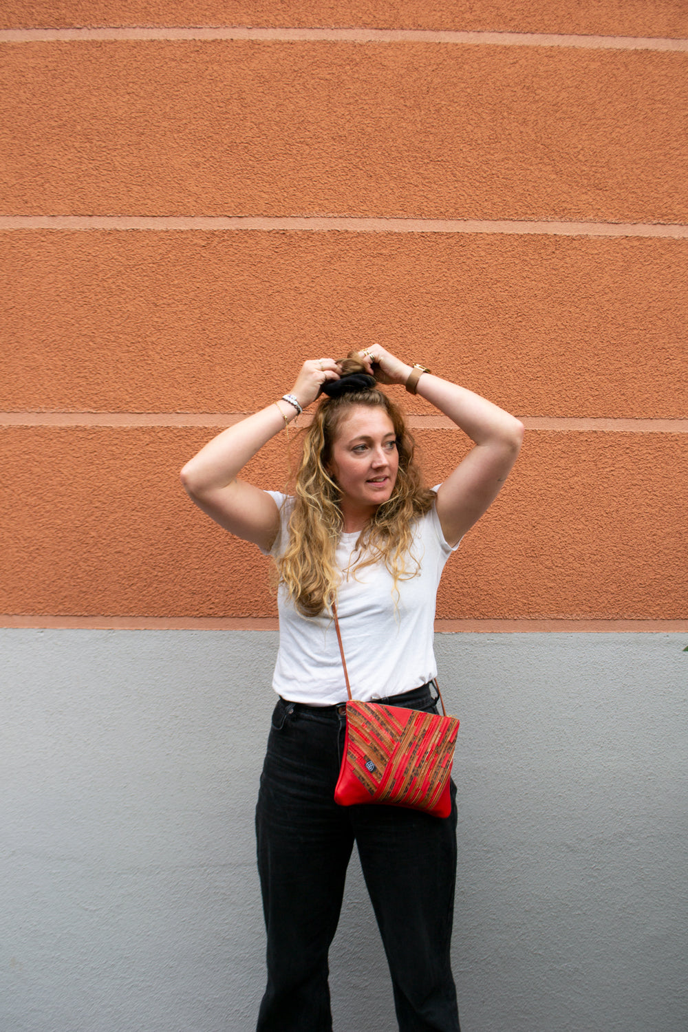 Festival Bag Crazy Stripes / Black