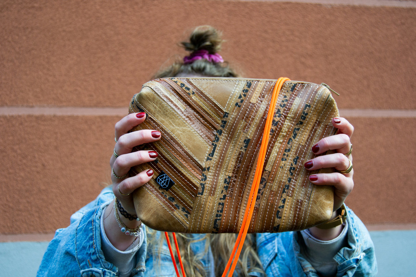 Festival Bag Crazy Stripes / Black