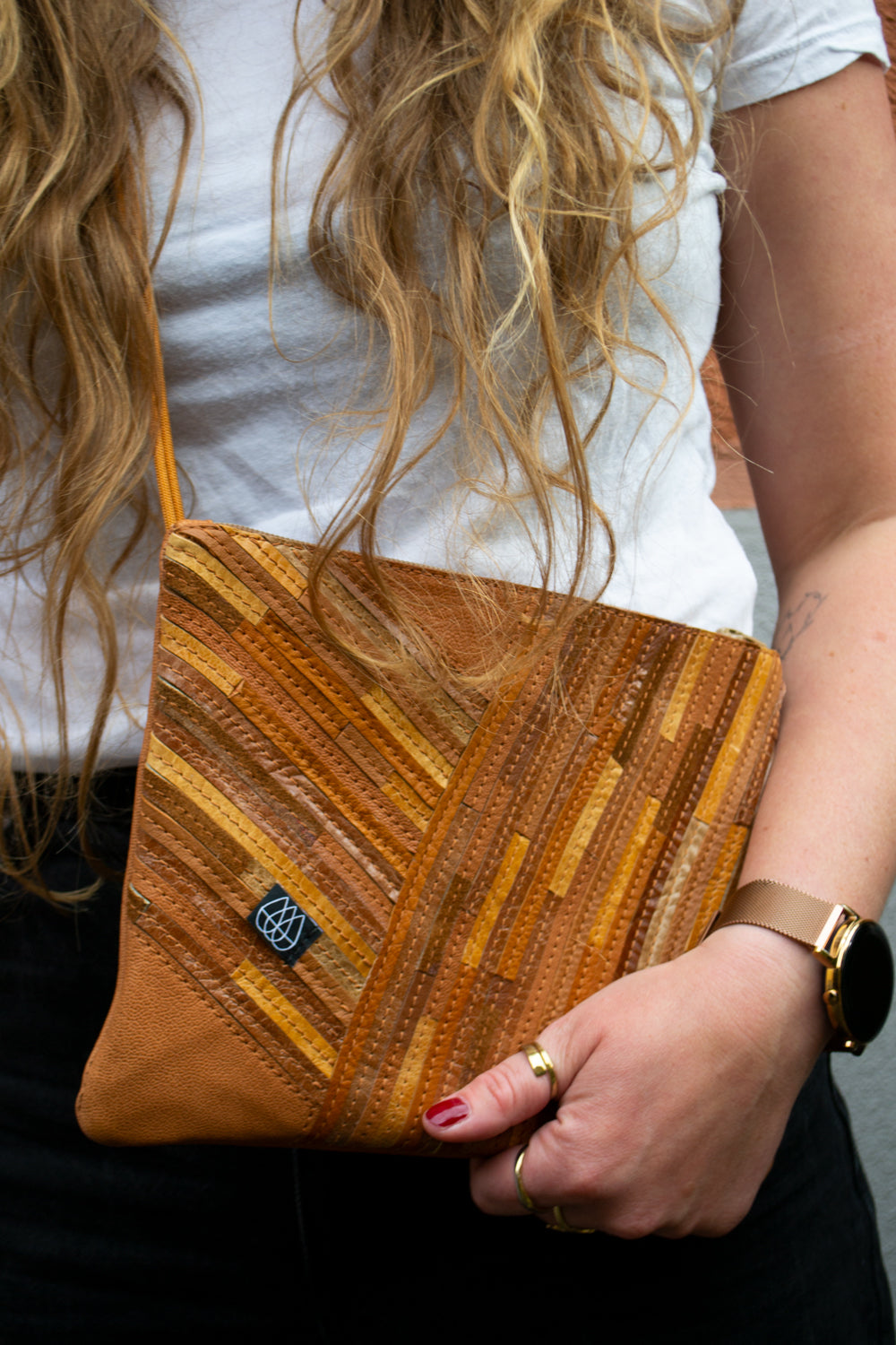Festival Bag Crazy Stripes / Black