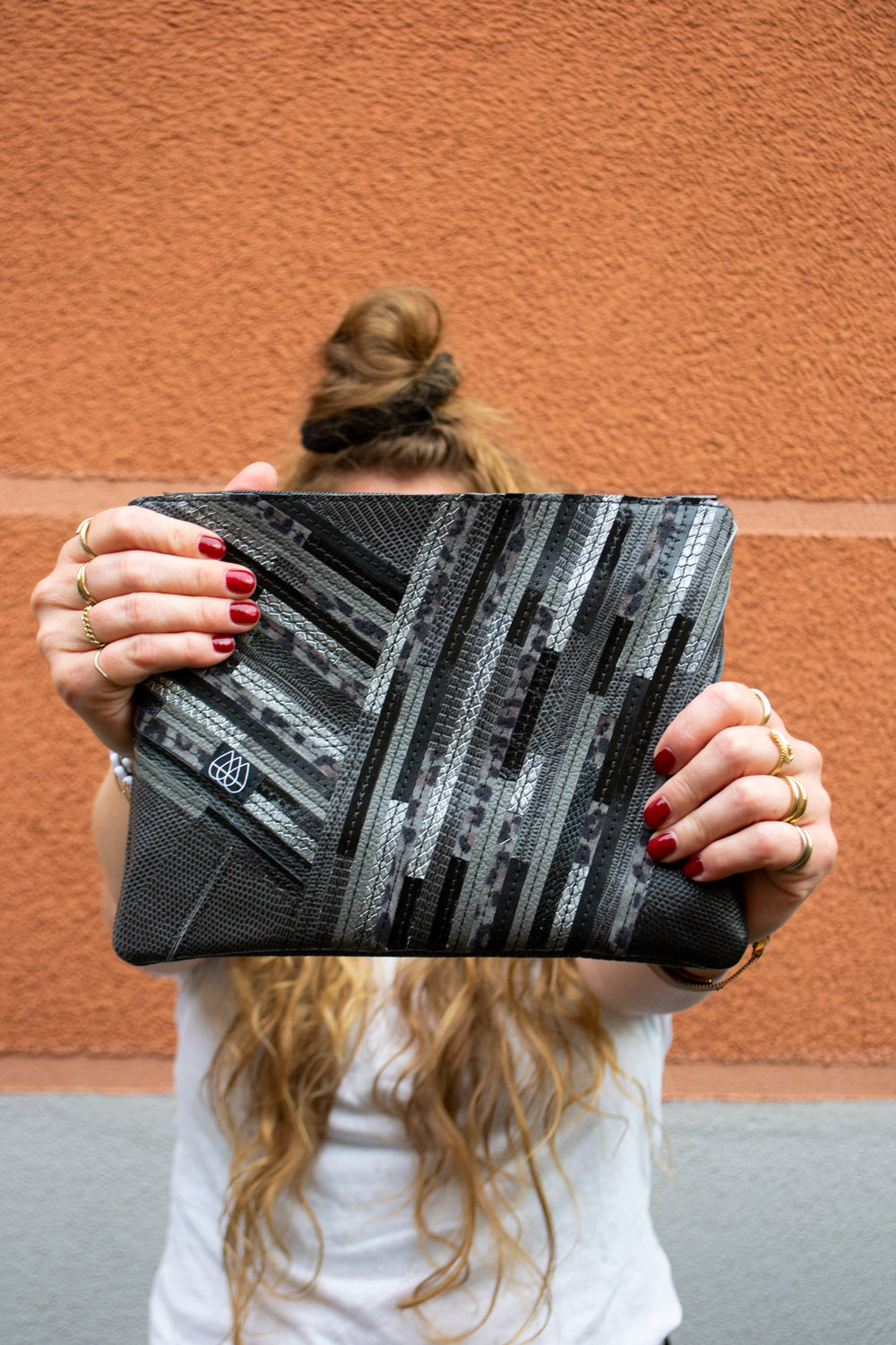 Festival Bag Crazy Stripes / Black