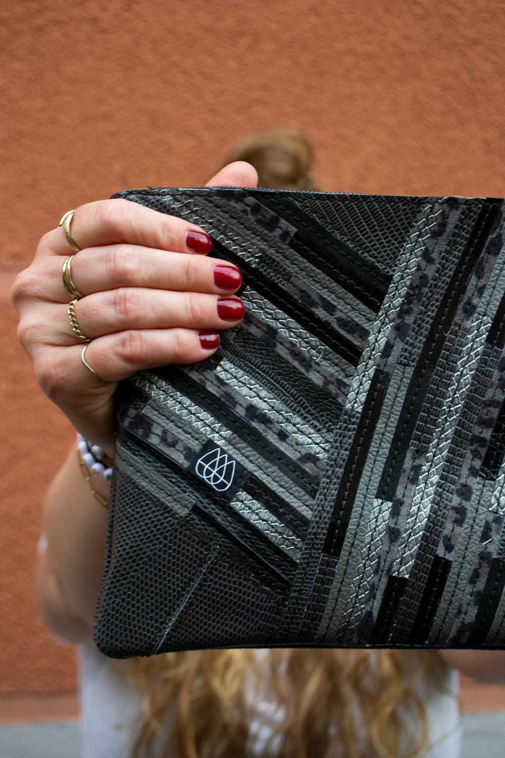Festival Bag Crazy Stripes / Black