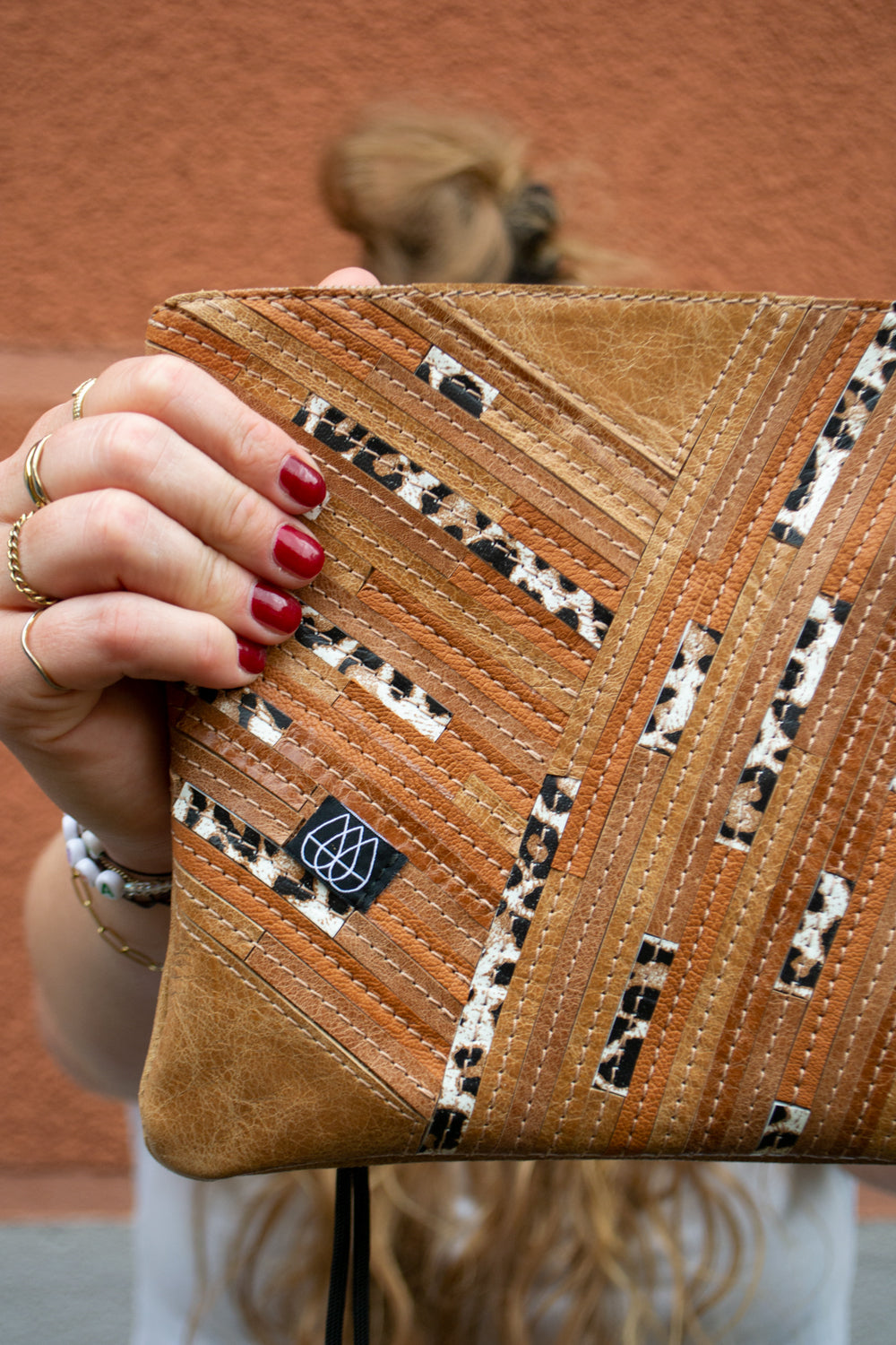 Festival Bag Crazy Stripes / Black