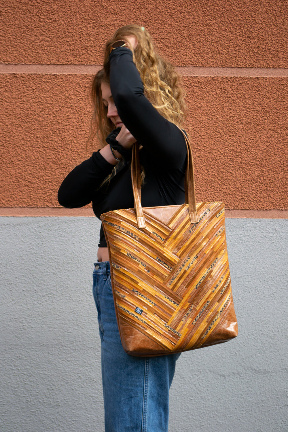 Shopper Crazy Stripes Leo