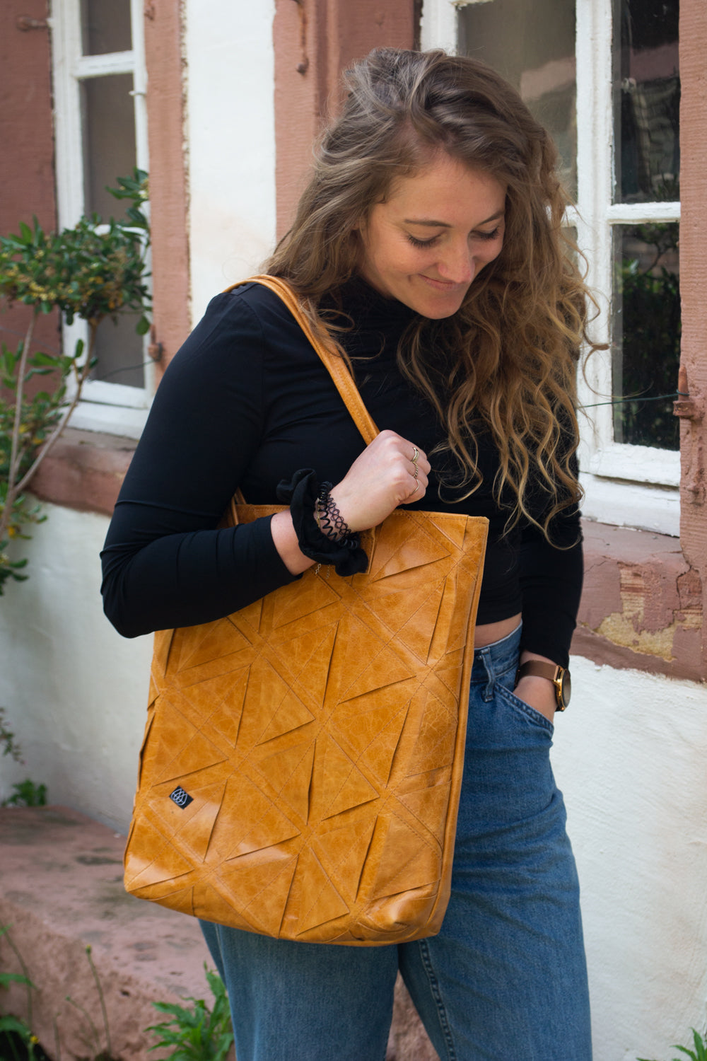 Pineapple Bag Cognac