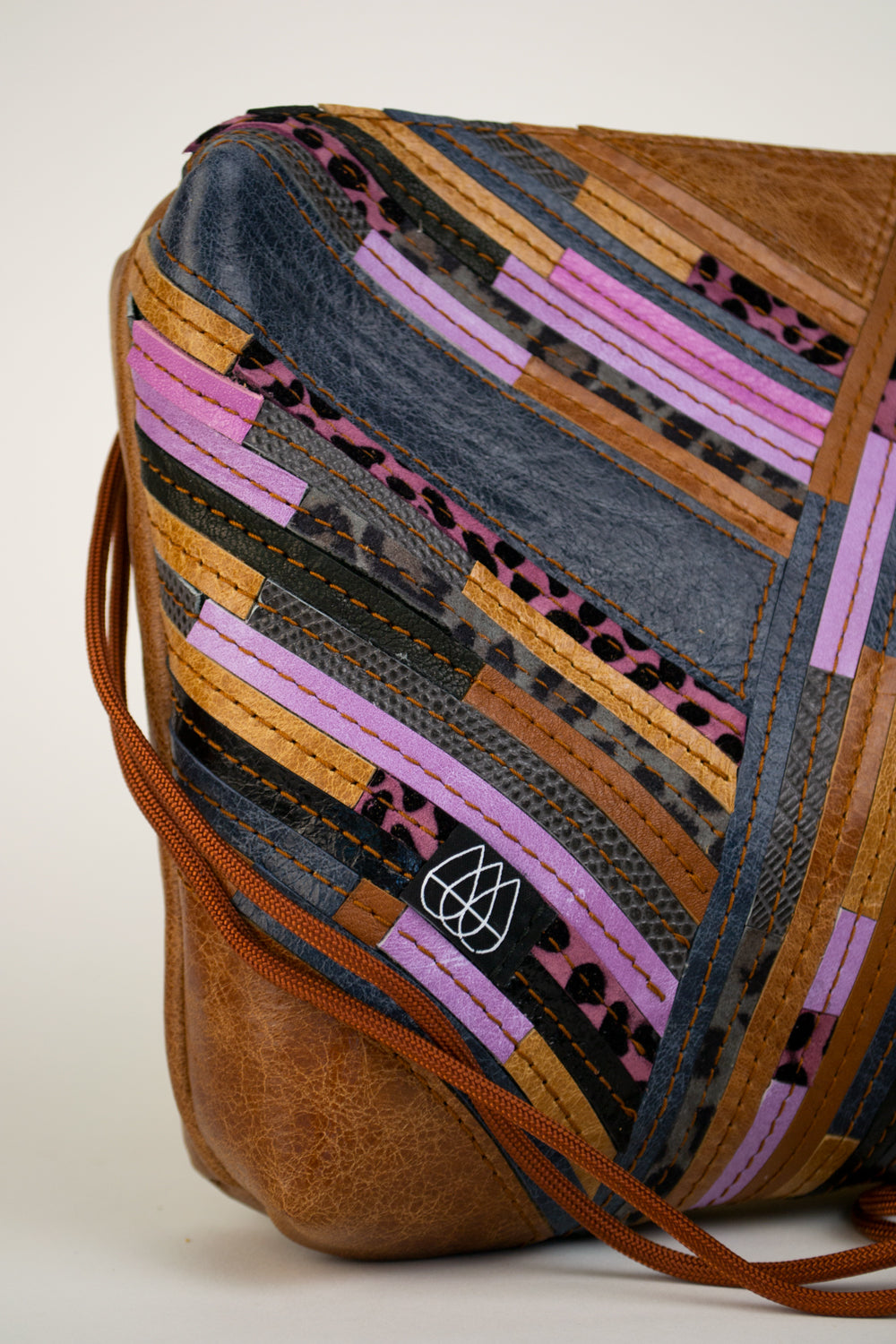 Festival Bag Crazy Stripes / Black