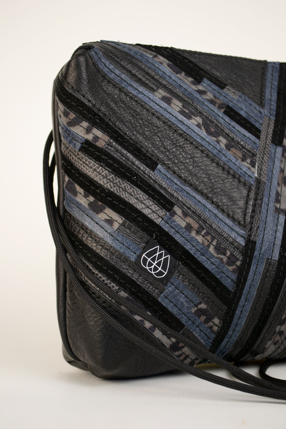 Festival Bag Crazy Stripes / Black