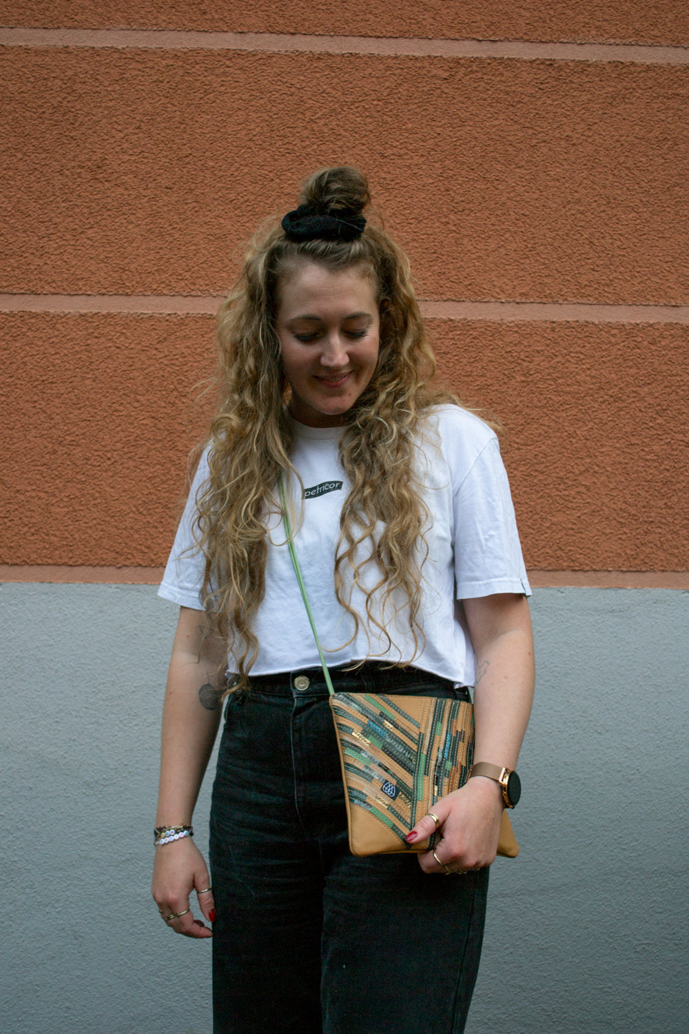 Festival Bag Crazy Stripes / Black