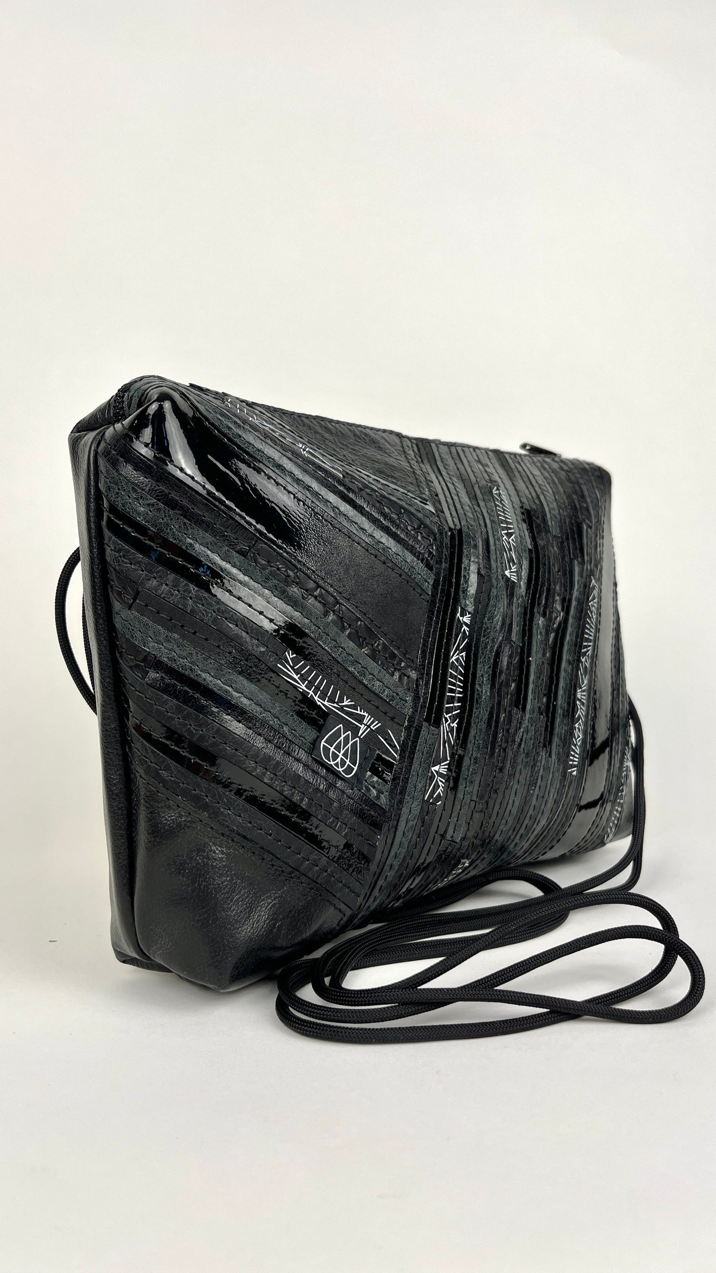 Festival Bag Crazy Stripes / Black