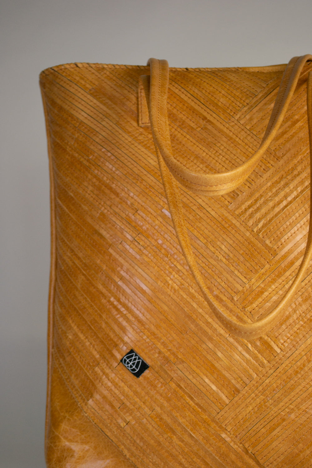 Pineapple Bag Crazy Stripes Cognac