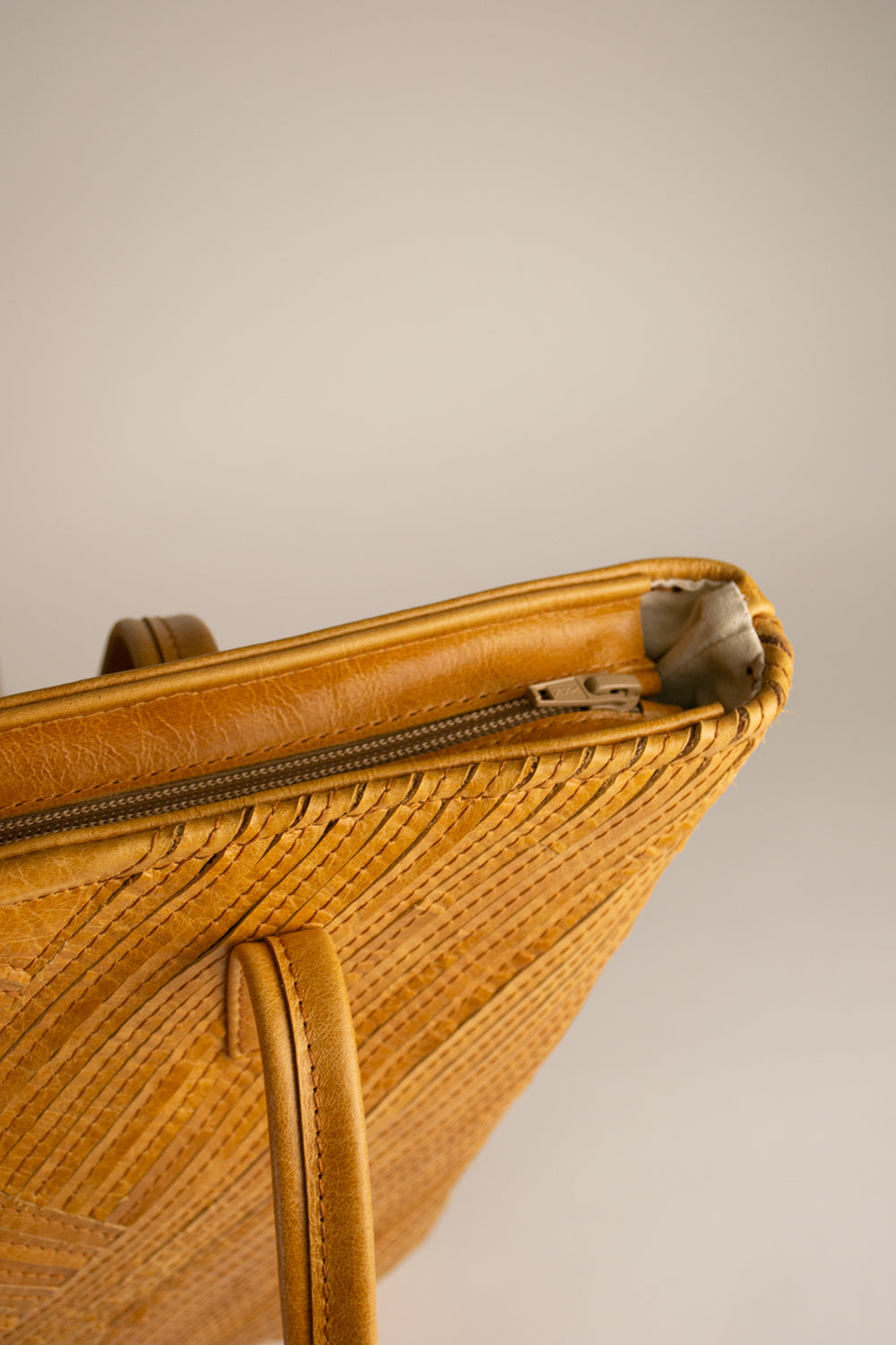 Pineapple Bag Crazy Stripes Cognac