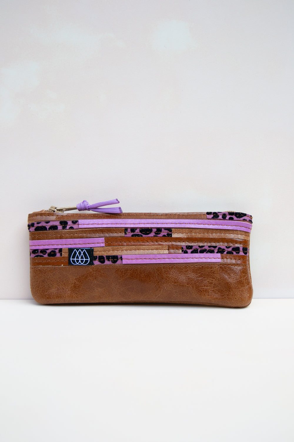 Mäppchen Crazy Stripes / Leder