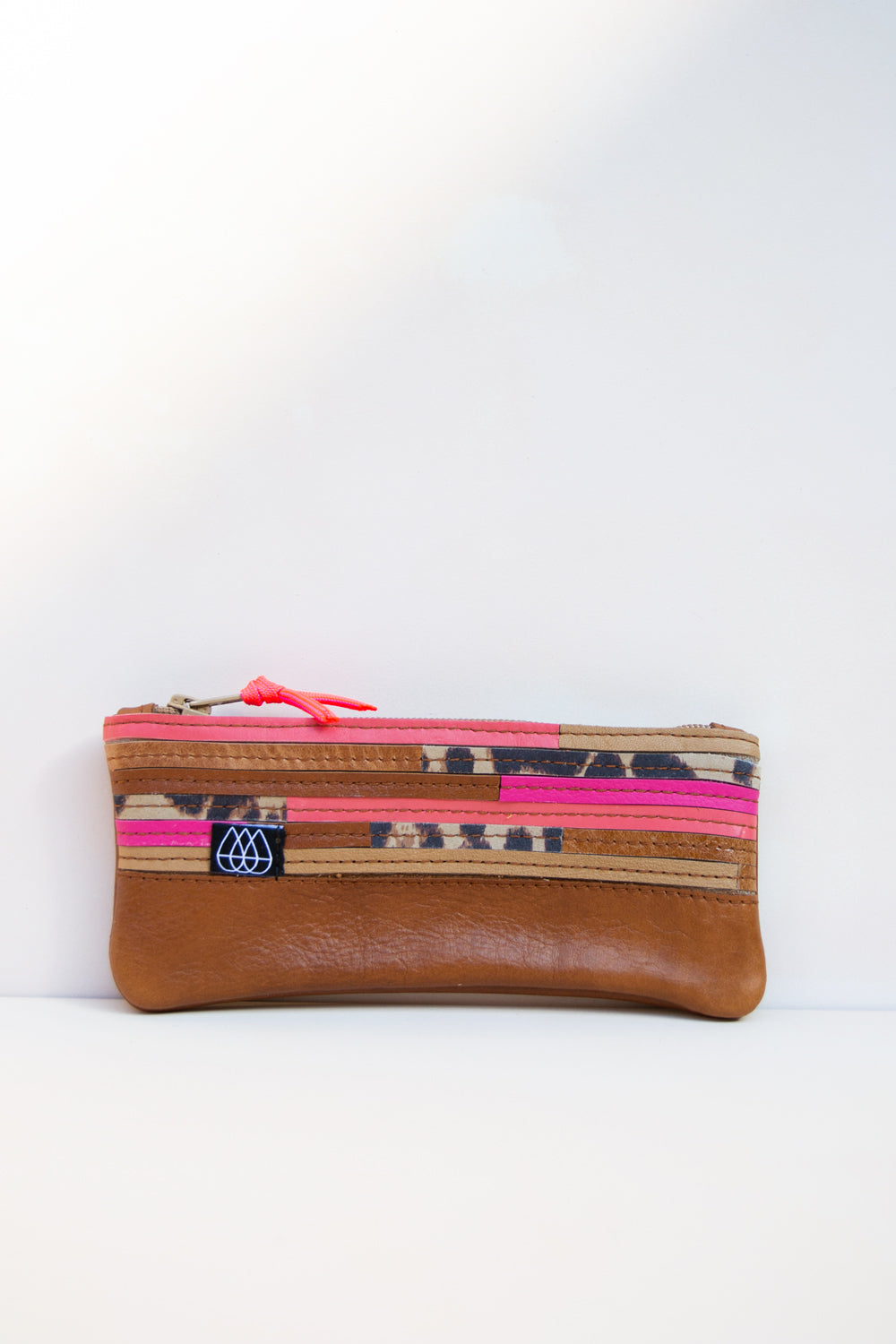 Mäppchen Crazy Stripes / Leder