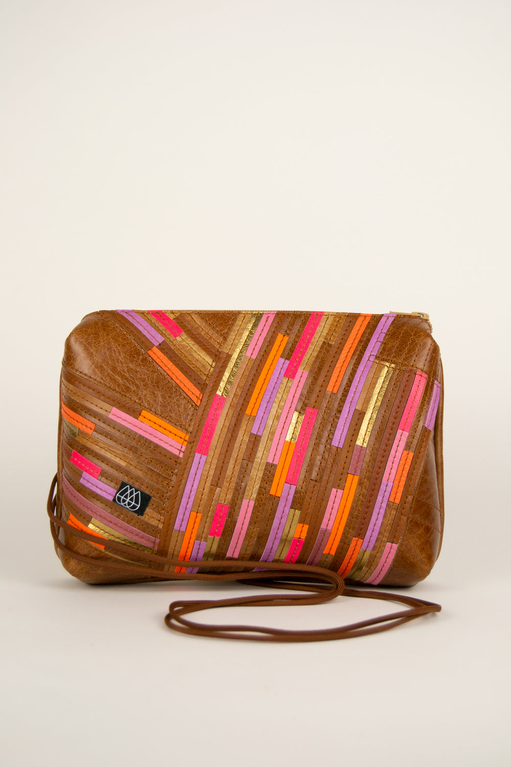 Festivaltasche Crazy Stripes / Golden Summer / Large