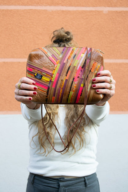 Festival Bag Crazy Stripes / Black