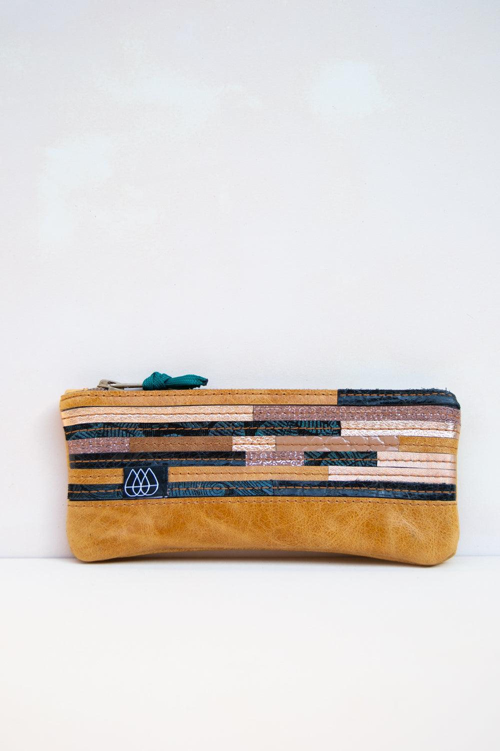 Mäppchen Crazy Stripes / Leder