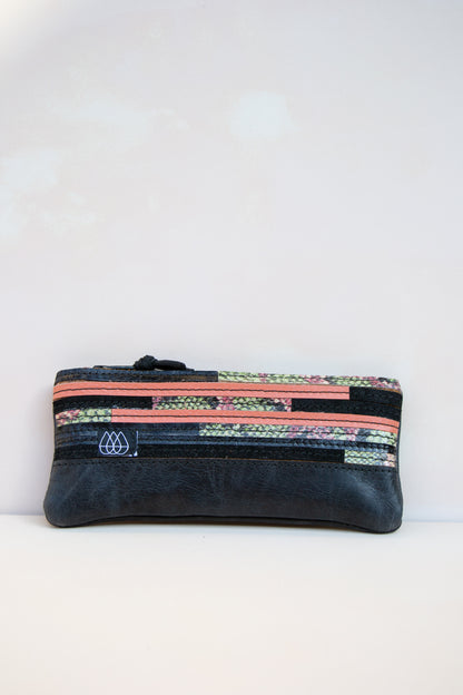 Mäppchen Crazy Stripes / Leder