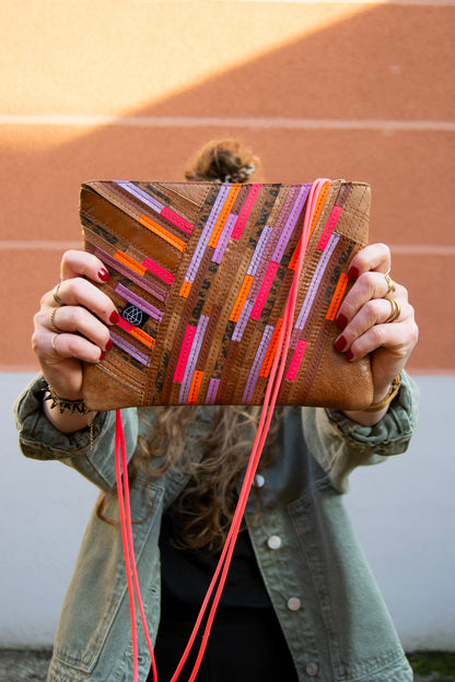 Festival Bag Crazy Stripes / Black
