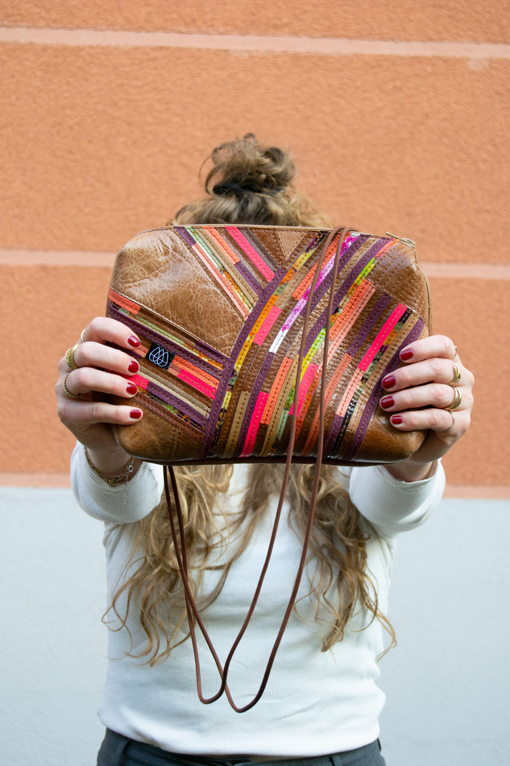 Festival Bag Crazy Stripes / Black