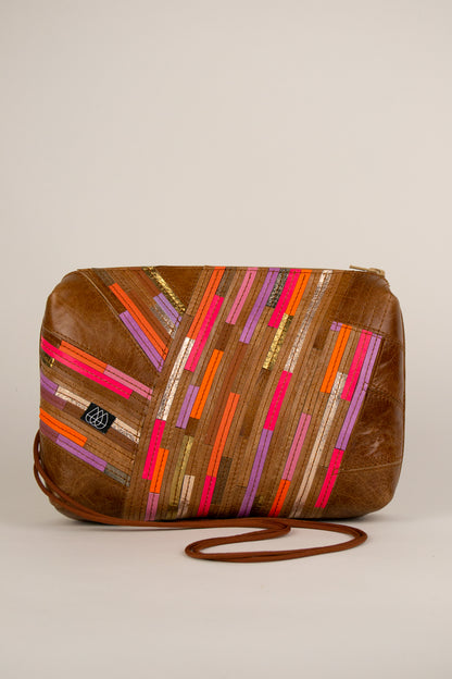 Festival Bag Crazy Stripes / Black