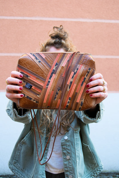 Festivaltasche Crazy Stripes / Grapefruit Leo / Large