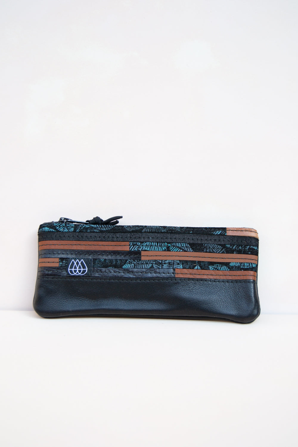 Mäppchen Crazy Stripes / Leder