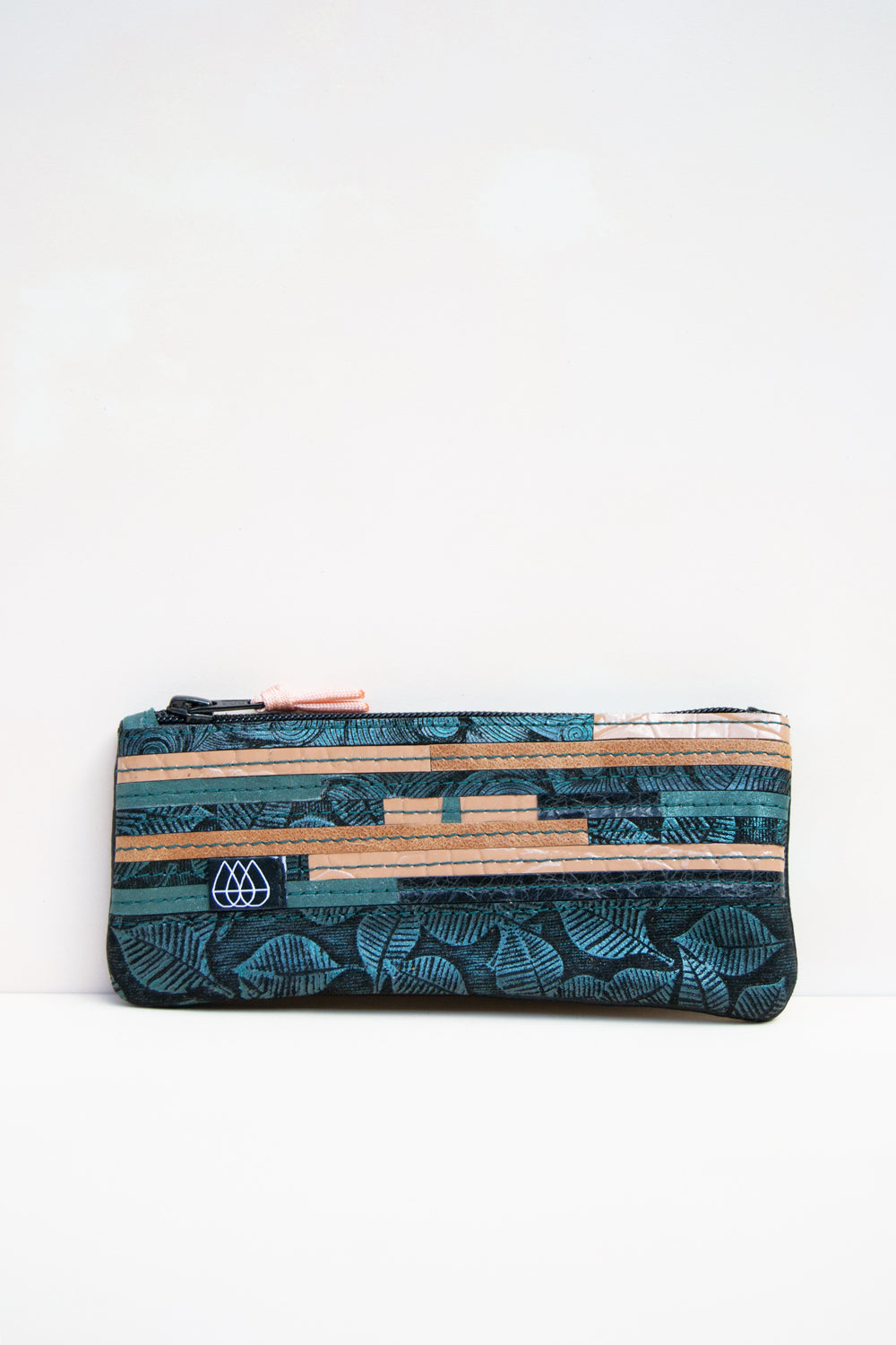 Mäppchen Crazy Stripes / Leder