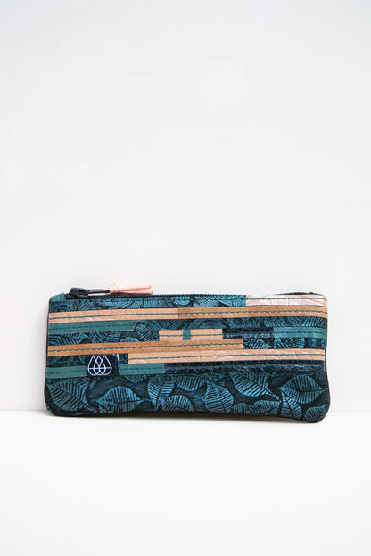 Mäppchen Crazy Stripes / Leder