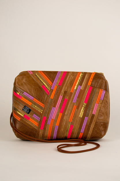 Festival Bag Crazy Stripes / Black