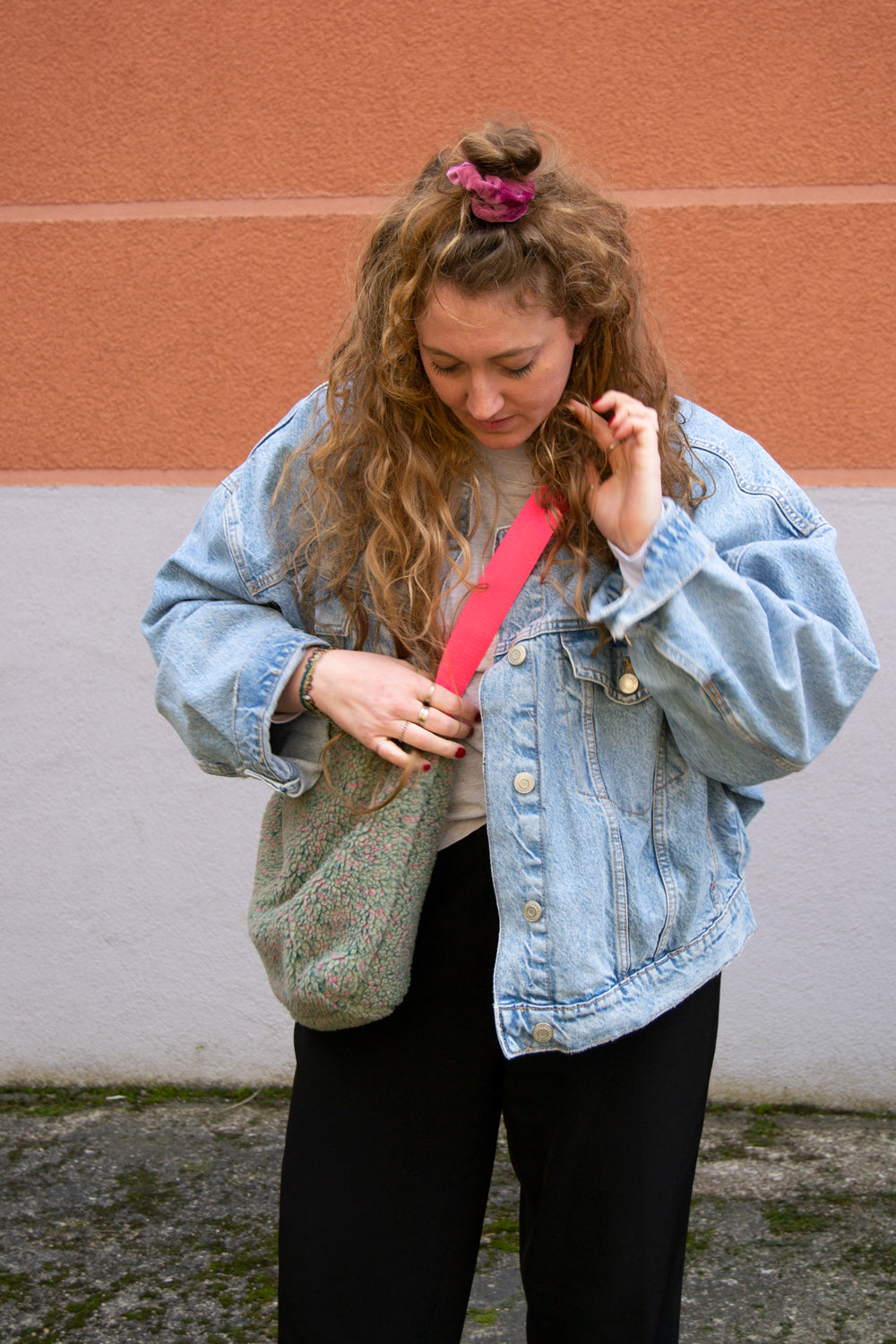 Crossbody Bag Teddy / Pink Waterlily