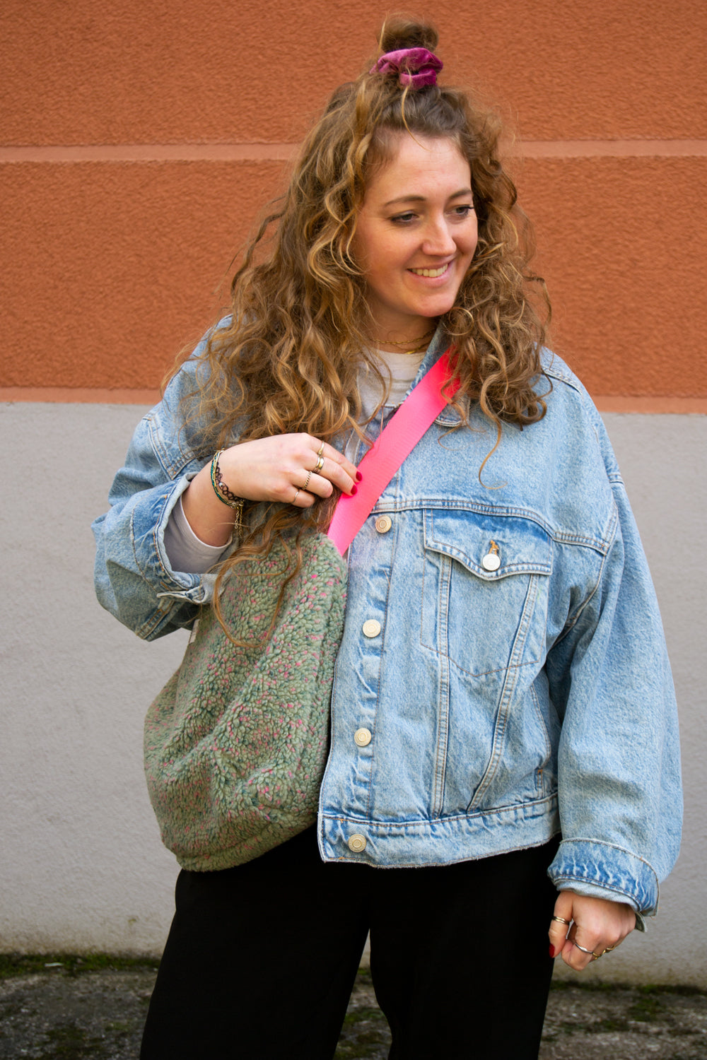 Crossbody Bag Teddy / Pink Waterlily