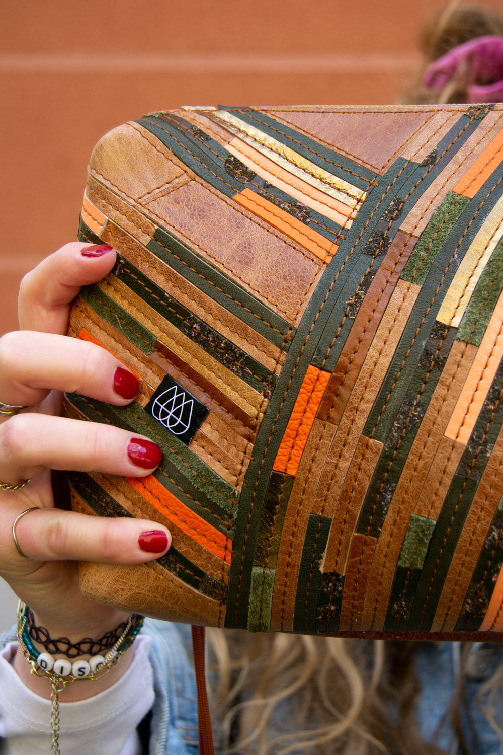 Sac Festival Crazy Stripes Noir